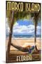 Marco Island, Florida - Hammock Scene-Lantern Press-Mounted Art Print