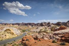 Street Through the Valley of Fire State Park, Nevada-Marco Isler-Photographic Print