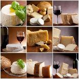 Collection Of Italian Cheese And Wine-Marco Mayer-Laminated Art Print
