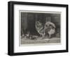 Marco on Hm the Queen's Breakfast-Table-Charles Burton Barber-Framed Giclee Print