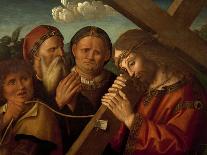 Christ Carrying the Cross and Two Saints-Marco Palmezzano-Giclee Print