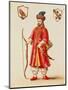 Marco Polo (1254-1324) Dressed in Tartar Costume-Jan van Grevenbroeck-Mounted Giclee Print