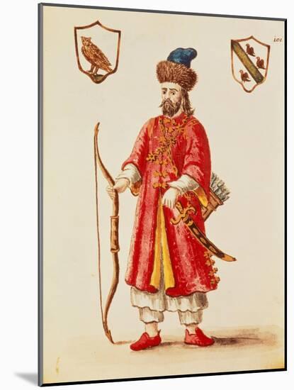 Marco Polo (1254-1324) Dressed in Tartar Costume-Jan van Grevenbroeck-Mounted Giclee Print