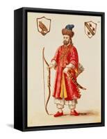 Marco Polo (1254-1324) Dressed in Tartar Costume-Jan van Grevenbroeck-Framed Stretched Canvas