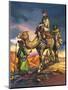 Marco Polo Crosses the Persian Deserts, from 'The Travels of Marco Polo', 1964-Ron Embleton-Mounted Giclee Print