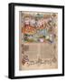 Marco Polo departs from Venice for China, from Travels of Marco Polo. Ca. 1333-40-null-Framed Giclee Print