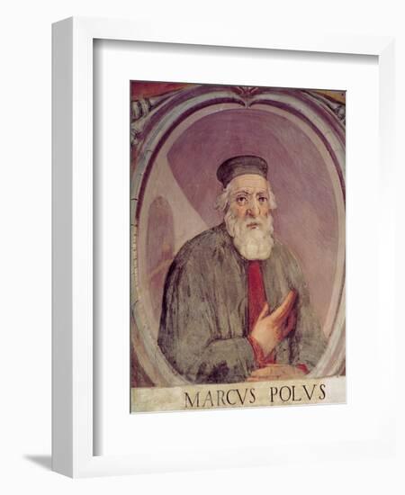 Marco Polo from the "Sala Del Mappamondo"-Antonio Giovanni de Varese-Framed Giclee Print