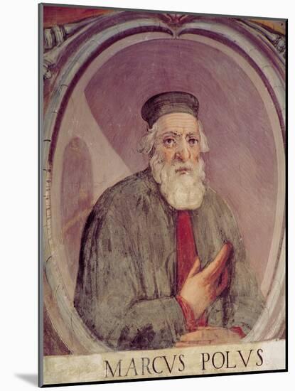 Marco Polo from the "Sala Del Mappamondo"-Antonio Giovanni de Varese-Mounted Giclee Print