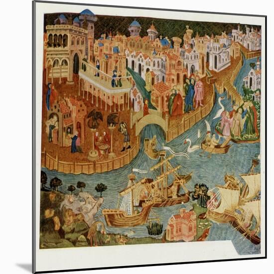 Marco Polo Leaves Venice Almost Certainly on His Second Trip in 1271-null-Mounted Photographic Print