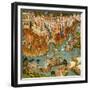 Marco Polo Leaving Venice on His Journey to China, 1338-null-Framed Giclee Print