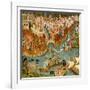 Marco Polo Leaving Venice on His Journey to China, 1338-null-Framed Giclee Print