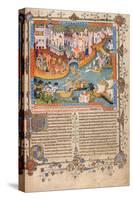 Marco Polo?S Departure from Venice in 1271 (From Marco Polo?S Travel), Ca 1400-null-Stretched Canvas