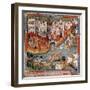 Marco Polo Sailing from Venice in 1271-null-Framed Giclee Print