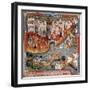 Marco Polo Sailing from Venice in 1271-null-Framed Giclee Print