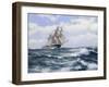 Marco Polo'- "The Fastest Ship in the World", 2003-James Brereton-Framed Giclee Print