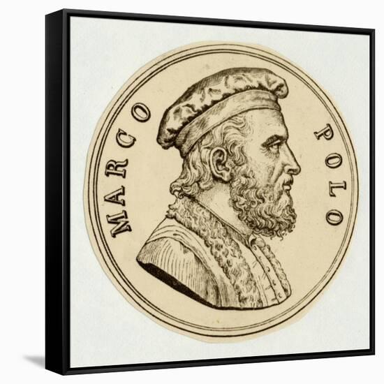 Marco Polo Venetian Merchant Traveller and Author-null-Framed Stretched Canvas