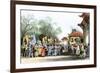 Marco Polo Welcomed at the Court of Kublai Khan in China, c.1200-null-Framed Giclee Print