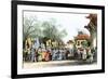 Marco Polo Welcomed at the Court of Kublai Khan in China, c.1200-null-Framed Giclee Print