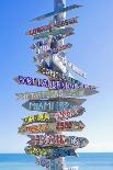 Directions Signpost Near Seaside, Key West, Florida, Usa-Marco Simoni-Framed Photographic Print