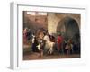 Marco Visconti Found Bice's Leap in Basement of Castle of Rosate-Francesco Hayez-Framed Giclee Print