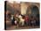 Marco Visconti Found Bice's Leap in Basement of Castle of Rosate-Francesco Hayez-Stretched Canvas