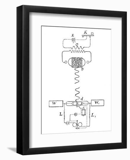 Marconi Radio Circuits, 19th Century-Science Photo Library-Framed Premium Photographic Print