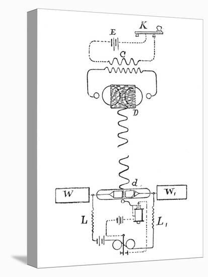 Marconi Radio Circuits, 19th Century-Science Photo Library-Stretched Canvas