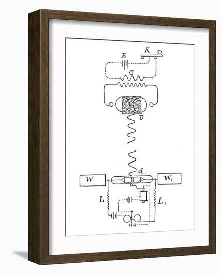 Marconi Radio Circuits, 19th Century-Science Photo Library-Framed Photographic Print