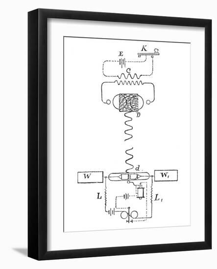 Marconi Radio Circuits, 19th Century-Science Photo Library-Framed Photographic Print