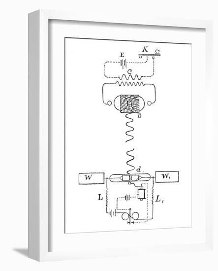 Marconi Radio Circuits, 19th Century-Science Photo Library-Framed Photographic Print