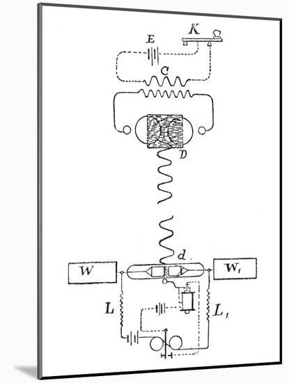 Marconi Radio Circuits, 19th Century-Science Photo Library-Mounted Photographic Print