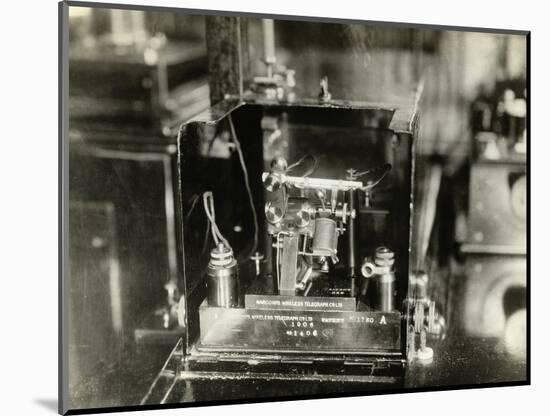 Marconi's "Wireless Telegraph"-null-Mounted Photographic Print