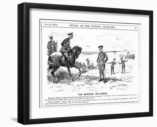 Marconi Shares Scandal, 1913-Leonard Raven-hill-Framed Giclee Print