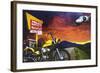 Marcotte Motor Court-John Roy-Framed Giclee Print