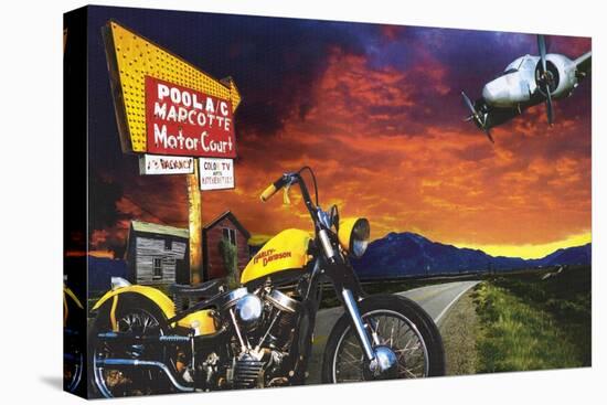 Marcotte Motor Court-John Roy-Stretched Canvas