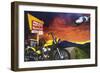 Marcotte Motor Court-John Roy-Framed Giclee Print