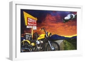 Marcotte Motor Court-John Roy-Framed Giclee Print