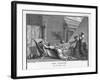 Marcus Antonius Believing Cleopatra Dead Kills Himself to Cleopatra's Distress-Augustyn Mirys-Framed Art Print