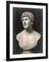 Marcus Antonius (Mark Anthony) Roman Statesman and Triumvir: Portrait Bust-null-Framed Photographic Print