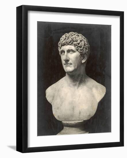 Marcus Antonius (Mark Anthony) Roman Statesman and Triumvir: Portrait Bust-null-Framed Photographic Print