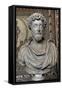 Marcus Aurelius (121-180). Roman Emperor. Bust-null-Framed Stretched Canvas