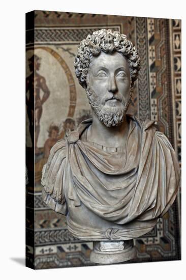 Marcus Aurelius (121-180). Roman Emperor. Bust-null-Stretched Canvas