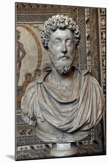 Marcus Aurelius (121-180). Roman Emperor. Bust-null-Mounted Giclee Print