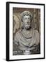 Marcus Aurelius (121-180). Roman Emperor. Bust-null-Framed Giclee Print