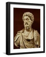 Marcus Aurelius, 121-180 Roman Emperor-null-Framed Premium Photographic Print