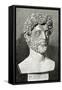 Marcus Aurelius (121 Ad 180 Ad). Roman Emperor from 161 to 180. by J. Serra Pausas. Historia De Esp-Juan Serra y Pausas-Framed Stretched Canvas