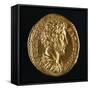 Marcus Aurelius Aureus Bearing Image of Emperor, Recto, Roman Coins Ad-null-Framed Stretched Canvas