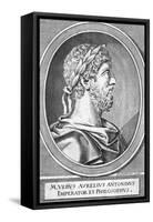 Marcus Aurelius-W Faithorne-Framed Stretched Canvas