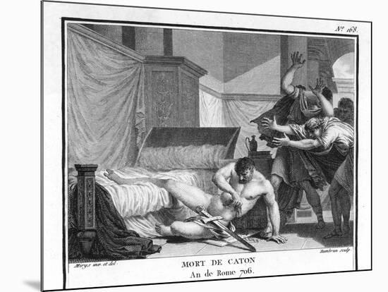 Marcus Cato Uticensis Opposing Caesar-Augustyn Mirys-Mounted Photographic Print