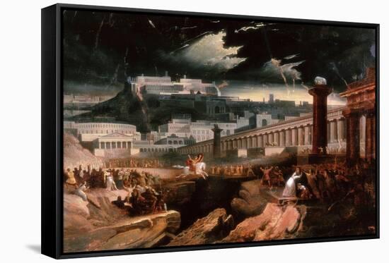 Marcus Curtius, C.1827-John Martin-Framed Stretched Canvas